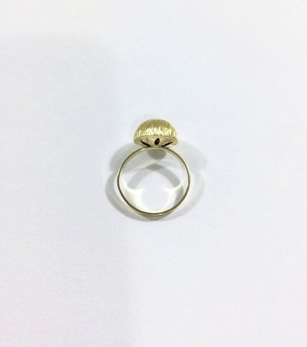 Bague 55 Bague dôme étoilé en or champagne 18 carats 58 Facettes