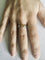 Bague 57 Bague en or blanc 18 carats avec citrine et diamants 58 Facettes