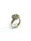 Bague 50 Bague carrée en or blanc 18 carats et diamants 58 Facettes