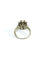 Bague 50 Bague carrée en or blanc 18 carats et diamants 58 Facettes