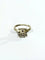 Bague 50 Bague carrée en or blanc 18 carats et diamants 58 Facettes