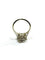 Bague 50 Bague carrée en or blanc 18 carats et diamants 58 Facettes
