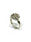 Bague 50 Bague carrée en or blanc 18 carats et diamants 58 Facettes