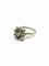 Bague 50 Bague carrée en or blanc 18 carats et diamants 58 Facettes
