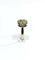 Bague 50 Bague carrée en or blanc 18 carats et diamants 58 Facettes