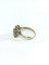 Bague 50 Bague carrée en or blanc 18 carats et diamants 58 Facettes