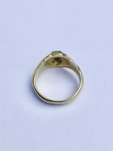 Bague 54 Bague tête de lion en or 18 carats et diamant 58 Facettes