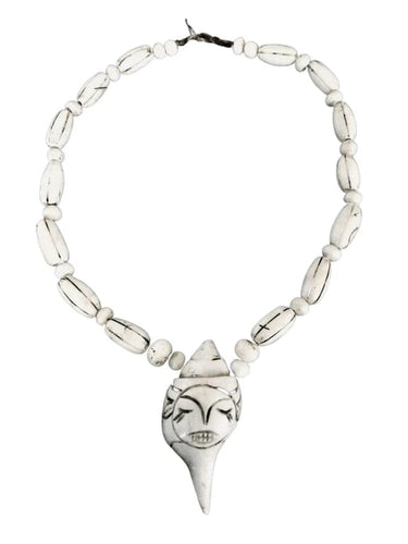 Collier Collier en perles de coquillage du Nagaland 58 Facettes