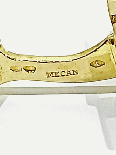 Boutons de manchette MECAN - Boutons de manchette en or jaune 18 carats 58 Facettes 3083/3