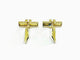 Boutons de manchette MECAN - Boutons de manchette en or jaune 18 carats 58 Facettes 3083/3