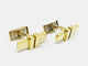 Boutons de manchette MECAN - Boutons de manchette en or jaune 18 carats 58 Facettes 3083/3