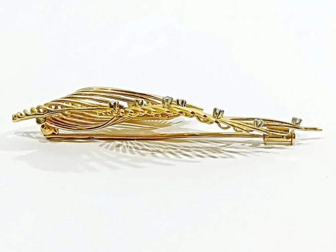 Broche Broche en or rose 18 carats et diamants 58 Facettes 2795/1