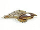 Broche Broche en or rose 18 carats et diamants 58 Facettes 2795/1