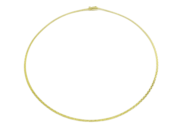 Collier Collier rigide en or jaune 18 carats 58 Facettes 3106/1