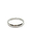 Bague 58 Alliance homme lisse en or blanc 18 carats 58 Facettes 2850/1