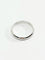 Bague 58 Alliance homme lisse en or blanc 18 carats 58 Facettes 2850/1