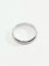 Bague 58 Alliance homme lisse en or blanc 18 carats 58 Facettes 2850/1