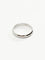 Bague 58 Alliance homme lisse en or blanc 18 carats 58 Facettes 2850/1