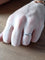 Bague 58 Alliance homme lisse en or blanc 18 carats 58 Facettes 2850/1