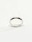 Bague 58 Alliance homme lisse en or blanc 18 carats 58 Facettes 2850/1