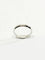 Bague 58 Alliance homme lisse en or blanc 18 carats 58 Facettes 2850/1
