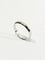 Bague 58 Alliance homme lisse en or blanc 18 carats 58 Facettes 2850/1
