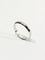 Bague 58 Alliance homme lisse en or blanc 18 carats 58 Facettes 2850/1