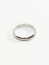 Bague 58 Alliance homme lisse en or blanc 18 carats 58 Facettes 2850/1