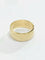 Bague 51 Alliance femme large en or jaune 18 carats 58 Facettes 2858/1