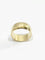 Bague 51 Alliance femme large en or jaune 18 carats 58 Facettes 2858/1