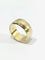 Bague 51 Alliance femme large en or jaune 18 carats 58 Facettes 2858/1