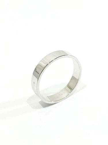 Bague 47.5 Alliance en or blanc 18 carats 58 Facettes