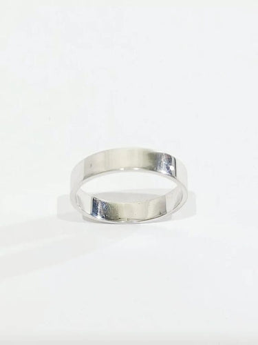 Bague 47.5 Alliance en or blanc 18 carats 58 Facettes