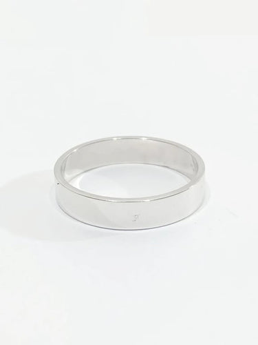 Bague 47.5 Alliance en or blanc 18 carats 58 Facettes