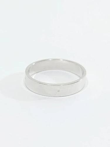 Bague 47.5 Alliance en or blanc 18 carats 58 Facettes