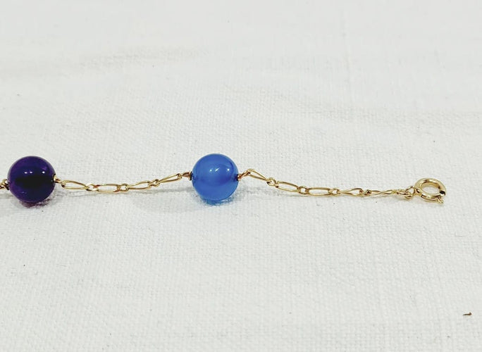Bracelet Bracelet en or jaune 18 carats à perles fantaisie 58 Facettes