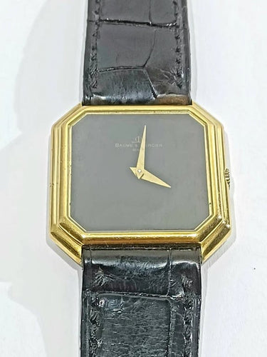 Montre Baume et Mercier - Montre femme en or jaune 18 carats 58 Facettes