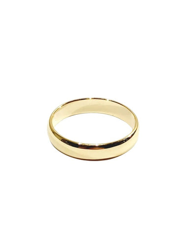 Bague 54 Alliance incurvée - Bague en or rose 18 carats 58 Facettes