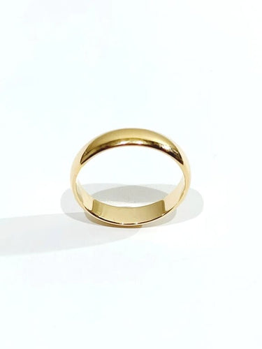 Bague 54 Alliance incurvée - Bague en or rose 18 carats 58 Facettes