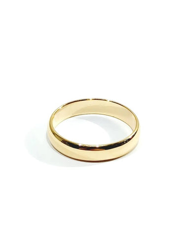Bague 54 Alliance incurvée - Bague en or rose 18 carats 58 Facettes