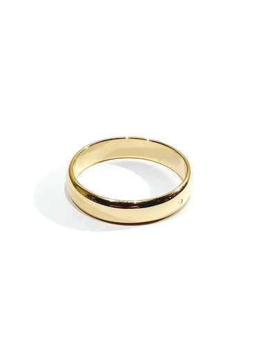 Bague 54 Alliance incurvée - Bague en or rose 18 carats 58 Facettes