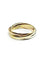 Bague 56 Bague trois ors en or 18 carats 58 Facettes
