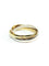 Bague 56 Bague trois ors en or 18 carats 58 Facettes