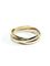 Bague 56 Bague trois ors en or 18 carats 58 Facettes