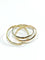 Bague 56 Bague trois ors en or 18 carats 58 Facettes