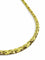 Collier Collier en or jaune 18 carats à mailles lisses et sablées 58 Facettes