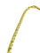 Collier Collier en or jaune 18 carats à mailles lisses et sablées 58 Facettes