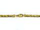 Collier Collier en or jaune 18 carats à mailles lisses et sablées 58 Facettes