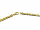 Collier Collier en or jaune 18 carats à mailles lisses et sablées 58 Facettes
