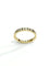 Bague 66.5 Alliance - Bague en or champagne 18 carats et diamants 58 Facettes
